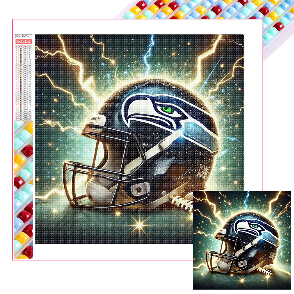 Diamond Painting - Full Square - Seattle Seahawks (30*30CM)