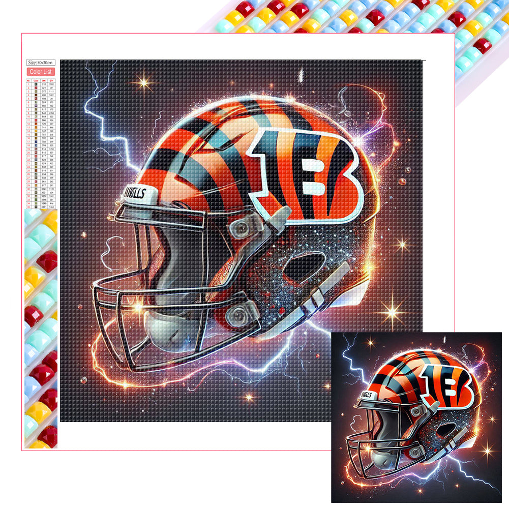 Diamond Painting - Full Square - Cincinnati Bengals (30*30CM)