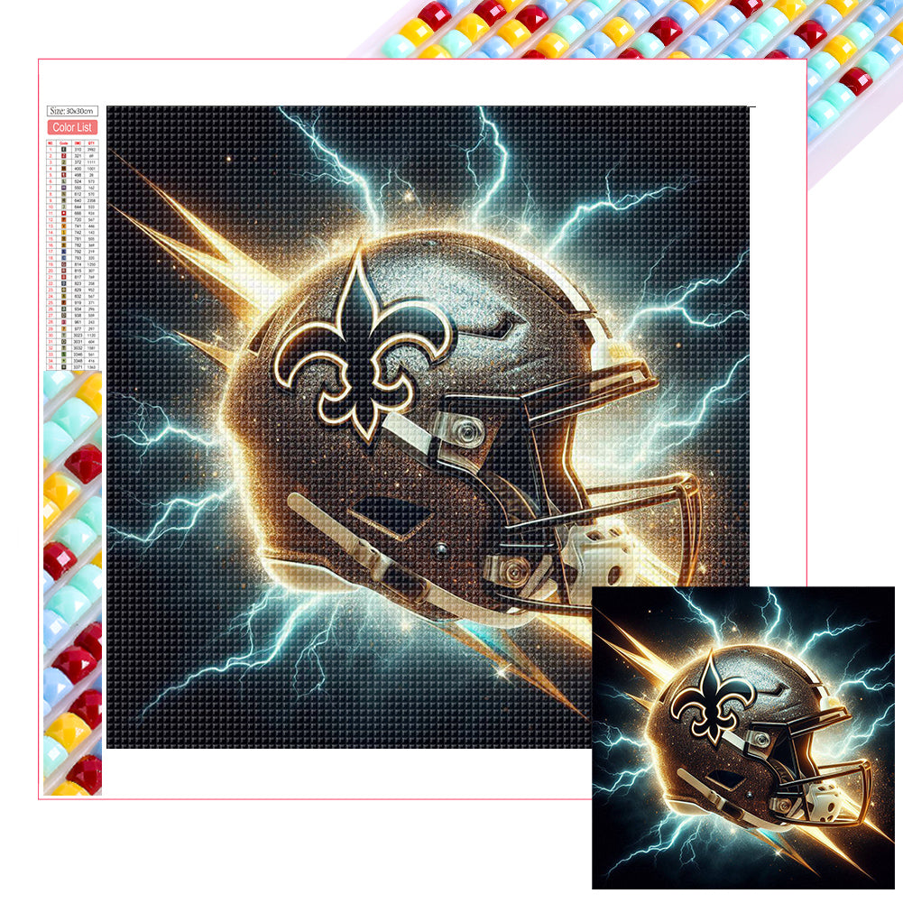 Diamond Painting - Full Square - New Orleans Saints (30*30CM)