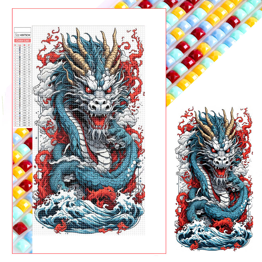 Diamond Painting - Full Square - Dragon (40*75CM)