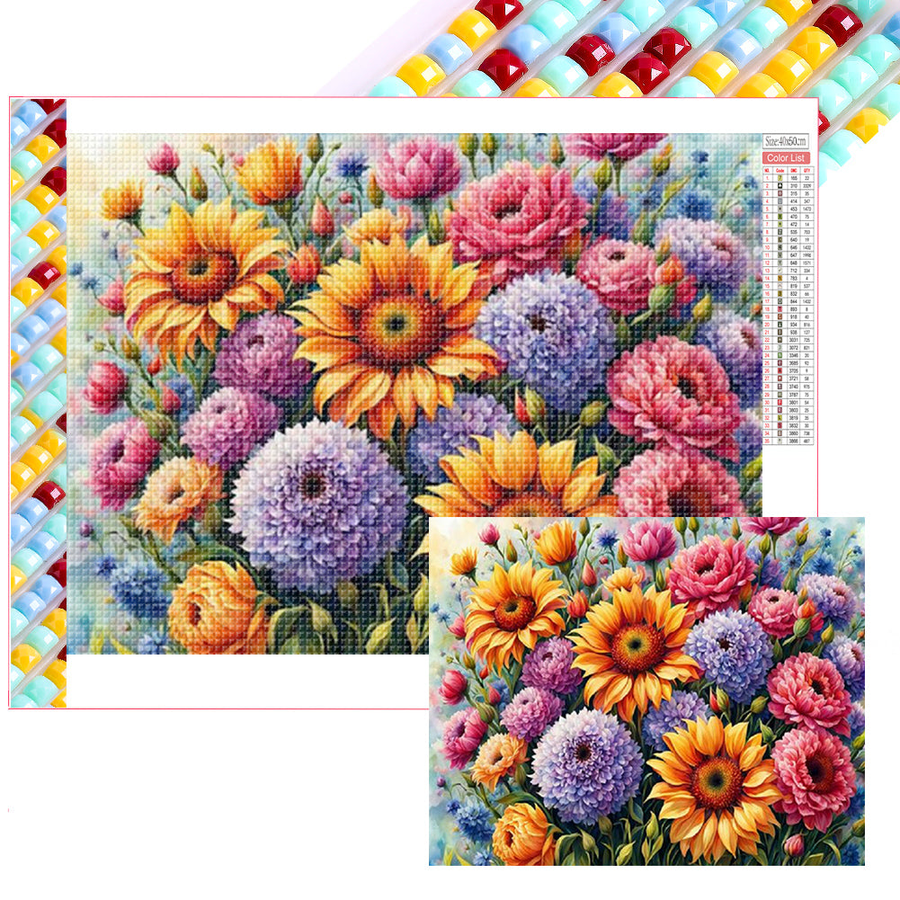 Diamond Painting - Full Square - Bouquet (50*40CM)