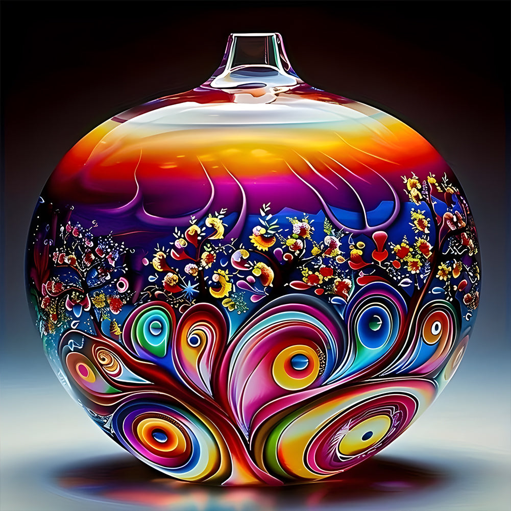 Diamond Painting - Full Round - Art Vase (40*40CM)