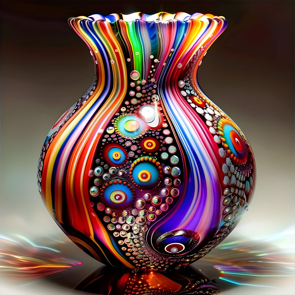 Diamond Painting - Full Round - Art Vase (40*40CM)