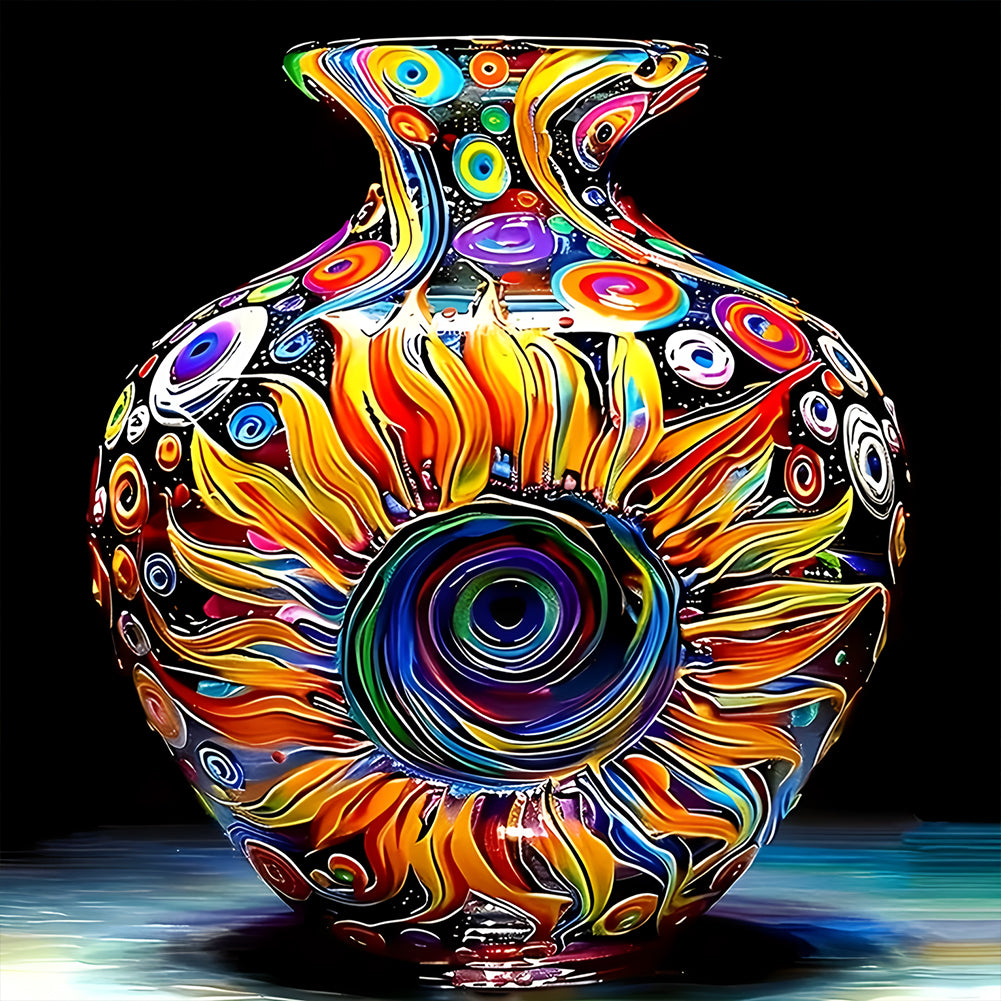 Diamond Painting - Full Round - Art Vase (40*40CM)