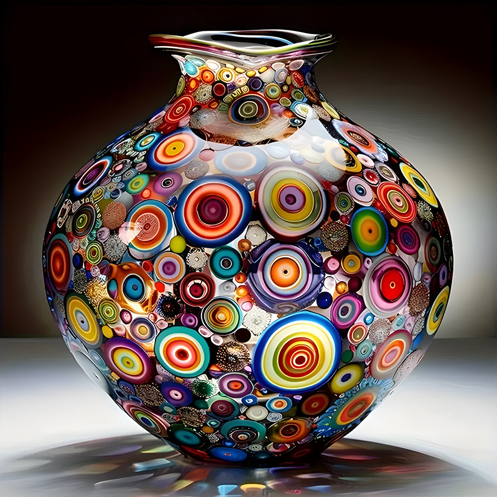 Diamond Painting - Full Round - Art Vase (40*40CM)