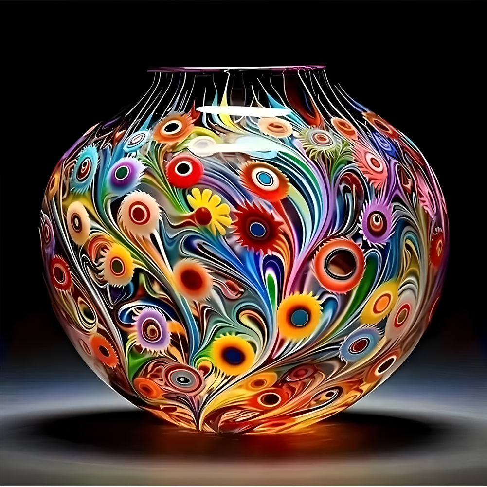 Diamond Painting - Full Round - Art Vase (40*40CM)