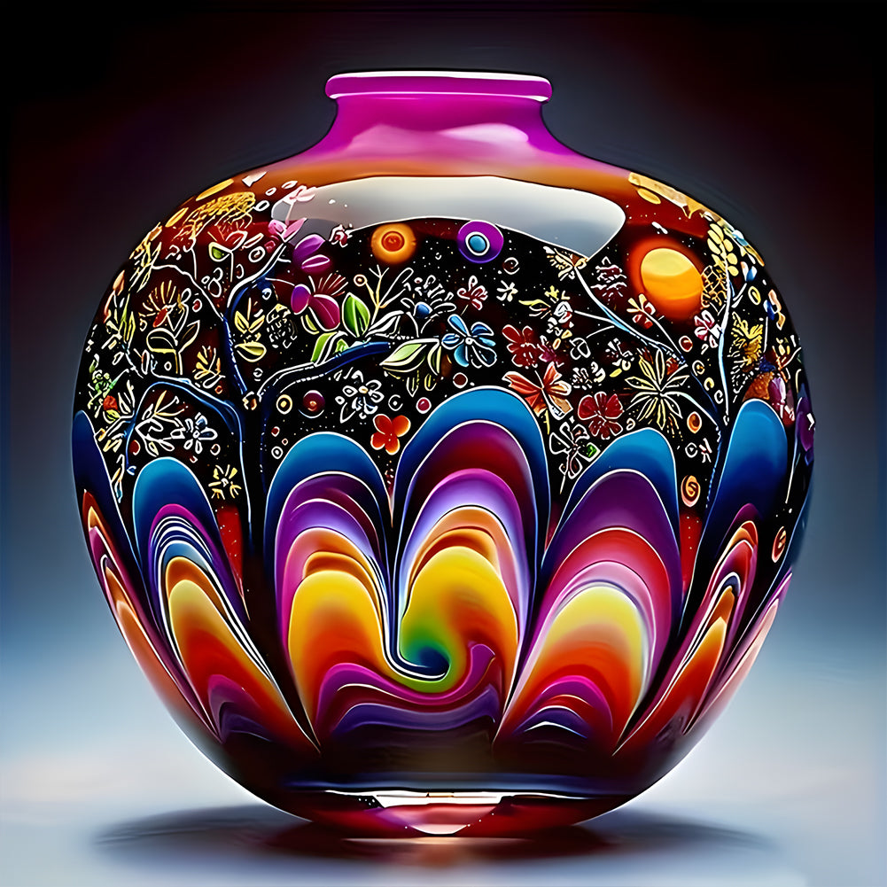 Diamond Painting - Full Round - Art Vase (40*40CM)