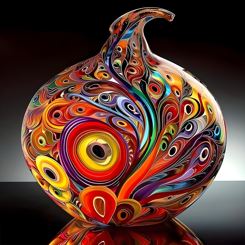 Diamond Painting - Full Round - Art Vase (40*40CM)
