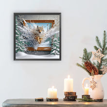 Load image into Gallery viewer, Diamond Painting - Partial Special Shaped - Wolf Escaping From The Frame (30*30CM)
