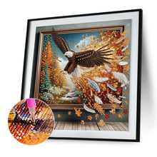 Load image into Gallery viewer, Diamond Painting - Partial Special Shaped - Eagle Escaping From The Frame (30*30CM)
