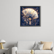 Load image into Gallery viewer, AB Diamond Painting - Full Round - Ancient Style Folding Fan (40*40CM)
