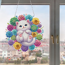 Load image into Gallery viewer, Acrylic Special Shape Easter Egg Fox DIY Diamond Art Pendant Kit for Wall Window
