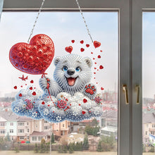 Load image into Gallery viewer, Acrylic Special Shape Easter Egg Fox DIY Diamond Art Pendant Kit for Wall Window
