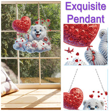 Load image into Gallery viewer, Acrylic Special Shape Easter Egg Fox DIY Diamond Art Pendant Kit for Wall Window
