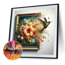 Load image into Gallery viewer, Diamond Painting - Full Square - Escaped From The Frame Hummingbird (40*40CM)
