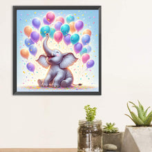 Load image into Gallery viewer, Diamond Painting - Full Round - Balloon Elephant (30*30CM)
