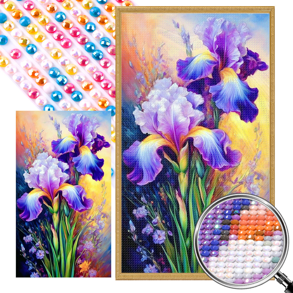 AB Diamond Painting - Full Round - Iris (40*70CM)