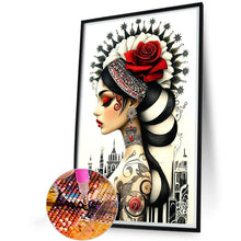 Load image into Gallery viewer, Diamond Painting - Full Round - Ghostly Woman (40*60CM)
