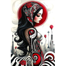 Load image into Gallery viewer, Diamond Painting - Full Round - Ghostly Woman (40*60CM)

