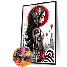 Load image into Gallery viewer, Diamond Painting - Full Round - Ghostly Woman (40*60CM)
