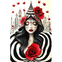 Load image into Gallery viewer, Diamond Painting - Full Round - Ghostly Woman (40*60CM)
