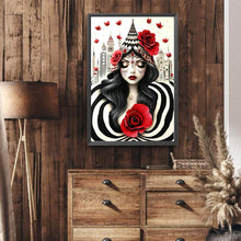 Load image into Gallery viewer, Diamond Painting - Full Round - Ghostly Woman (40*60CM)
