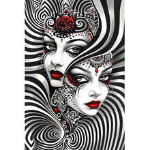 Load image into Gallery viewer, Diamond Painting - Full Round - Ghostly Woman (40*60CM)
