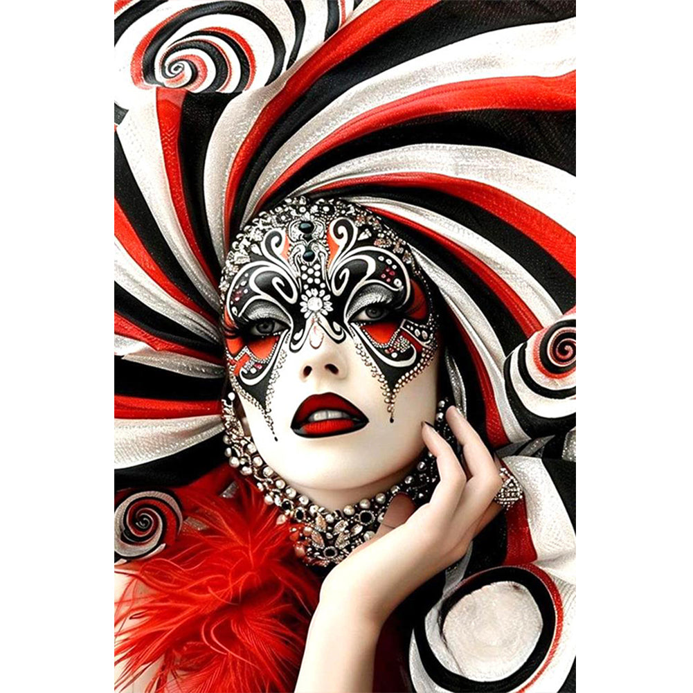 Diamond Painting - Full Round - Ghostly Woman (40*60CM)