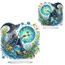 Load image into Gallery viewer, Acrylic Special Shape Forest Girl Desktop Diamond Art Kits for Home Office Decor

