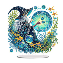 Load image into Gallery viewer, Acrylic Special Shape Forest Girl Desktop Diamond Art Kits for Home Office Decor
