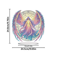 Load image into Gallery viewer, Acrylic Special Shape Forest Girl Desktop Diamond Art Kits for Home Office Decor
