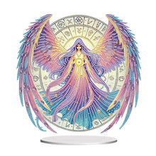 Load image into Gallery viewer, Acrylic Special Shape Forest Girl Desktop Diamond Art Kits for Home Office Decor
