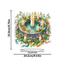 Load image into Gallery viewer, Acrylic Special Shape Forest Girl Desktop Diamond Art Kits for Home Office Decor
