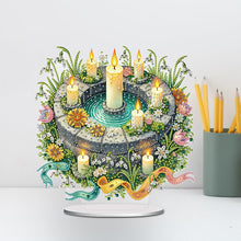 Load image into Gallery viewer, Acrylic Special Shape Forest Girl Desktop Diamond Art Kits for Home Office Decor
