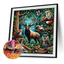Load image into Gallery viewer, Diamond Painting - Full Round - Reindeer (40*40CM)
