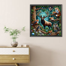 Load image into Gallery viewer, Diamond Painting - Full Round - Reindeer (40*40CM)
