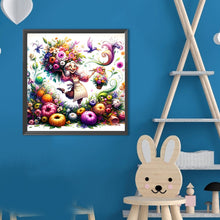 Load image into Gallery viewer, Diamond Painting - Full Round - Happy People And Flowers (40*40CM)
