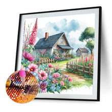 Load image into Gallery viewer, Diamond Painting - Full Round - Garden Hut (40*40CM)
