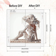 Load image into Gallery viewer, Diamond Painting - Partial Special Shaped - Gorgeous Elegant Lady (30*30CM)
