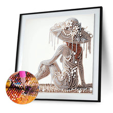 Load image into Gallery viewer, Diamond Painting - Partial Special Shaped - Gorgeous Elegant Lady (30*30CM)
