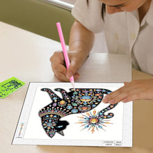 Load image into Gallery viewer, Diamond Painting - Partial Special Shaped - Mandala Cat (30*30CM)
