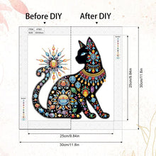 Load image into Gallery viewer, Diamond Painting - Partial Special Shaped - Mandala Cat (30*30CM)
