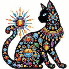 Load image into Gallery viewer, Diamond Painting - Partial Special Shaped - Mandala Cat (30*30CM)
