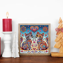 Load image into Gallery viewer, Diamond Painting - Partial Special Shaped - Mandala Cat (30*30CM)
