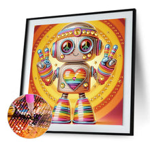 Load image into Gallery viewer, Diamond Painting - Partial Special Shaped - Cute Robot (30*30CM)
