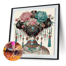 Load image into Gallery viewer, Diamond Painting - Partial Special Shaped - Gorgeous Headdress (30*30CM)
