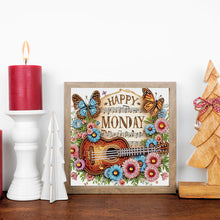 Load image into Gallery viewer, Diamond Painting - Partial Special Shaped - Notes Guitar Flower (30*30CM)
