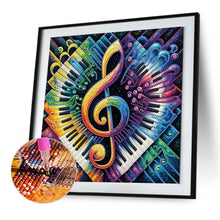 Load image into Gallery viewer, Diamond Painting - Partial Special Shaped - Piano Notes (30*30CM)
