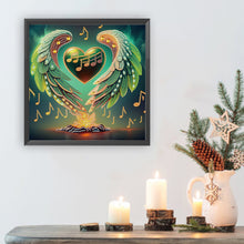 Load image into Gallery viewer, Diamond Painting - Partial Special Shaped - Love Wings Note (30*30CM)
