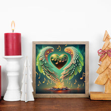 Load image into Gallery viewer, Diamond Painting - Partial Special Shaped - Love Wings Note (30*30CM)
